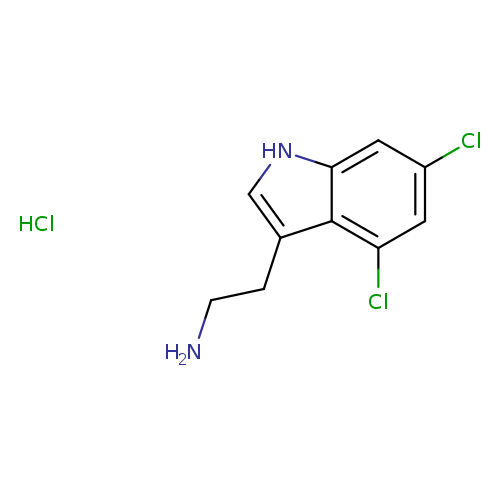 2-(4,6-dichloro-1H-indol-3-yl)ethan-1-amine hydrochloride