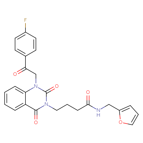 4-{1-[2-(4-fluorophenyl)-2-oxoethyl]-2,4-dioxo-1,2,3,4-tetrahydroquinazolin-3-yl}-N-[(furan-2-yl)methyl]butanamide