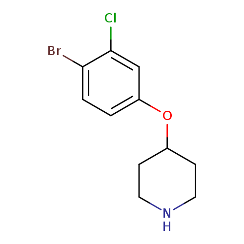 4-(4-Bromo-3-chlorophenoxy)piperidine