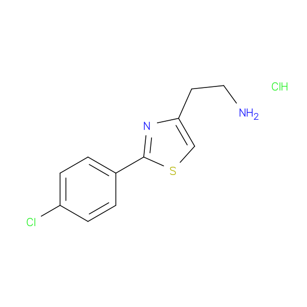 2-(2-(4-Chlorophenyl)thiazol-4-yl)ethanamine hcl