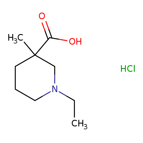 1-Ethyl-3-methyl-3-piperidinecarboxylic acid hydrochloride