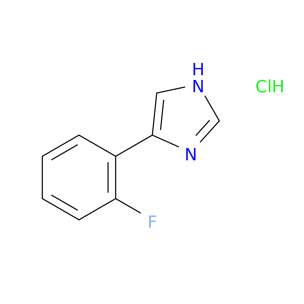 4-(2-fluorophenyl)-1H-imidazole hydrochloride