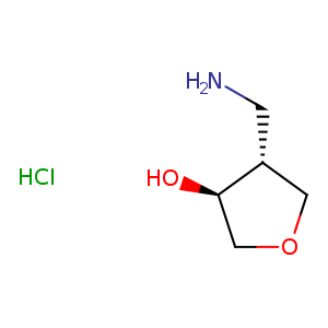 (3R,4S)-rel-4-(Aminomethyl)tetrahydrofuran-3-ol hydrochloride