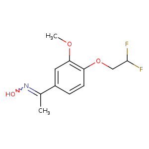 N-{1-[4-(2,2-difluoroethoxy)-3-methoxyphenyl]ethylidene}hydroxylamine