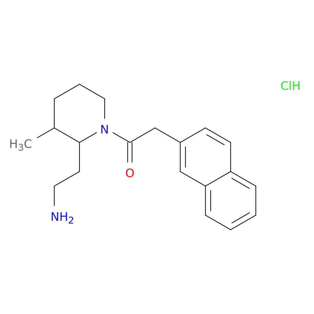 1-[2-(2-aminoethyl)-3-methylpiperidin-1-yl]-2-(naphthalen-2-yl)ethan-1-one hydrochloride
