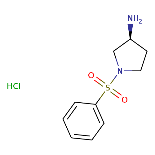 (3S)-1-(BENZENESULFONYL)PYRROLIDIN-3-AMINE HYDROCHLORIDE
