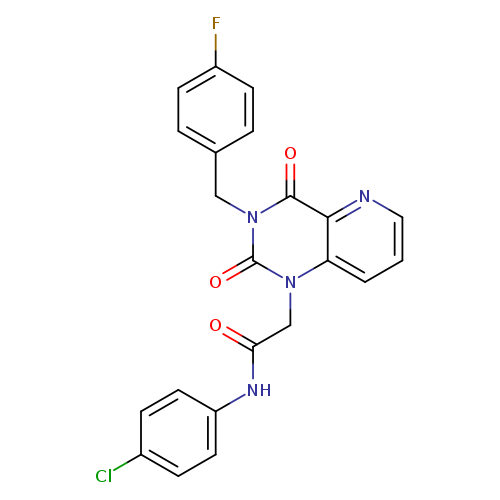 N-(4-chlorophenyl)-2-{3-[(4-fluorophenyl)methyl]-2,4-dioxo-1H,2H,3H,4H-pyrido[3,2-d]pyrimidin-1-yl}acetamide
