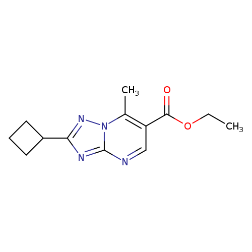 Ethyl 2-cyclobutyl-7-methyl[1,2,4]triazolo[1,5-a]pyrimidine-6-carboxylate