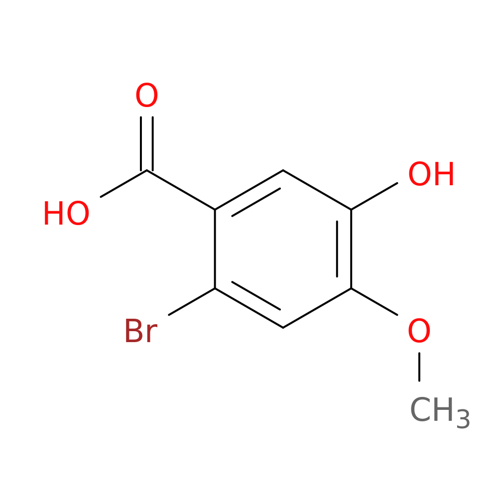 2-Bromo-5-Hydroxy-4-Methoxybenzoic Acid