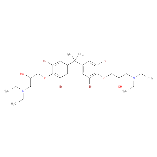 1-[2,6-dibromo-4-(2-{3,5-dibromo-4-[3-(diethylamino)-2-hydroxypropoxy]phenyl}propan-2-yl)phenoxy]-3-(diethylamino)propan-2-ol
