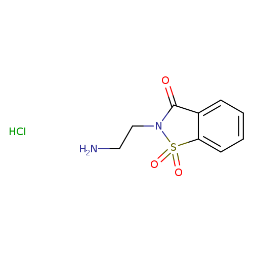 2-(2-Aminoethyl)benzo[d]isothiazol-3(2H)-one 1,1-dioxide hydrochloride