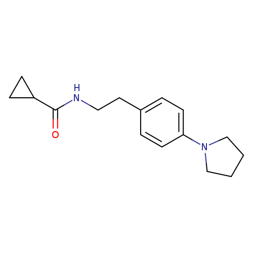 N-{2-[4-(pyrrolidin-1-yl)phenyl]ethyl}cyclopropanecarboxamide