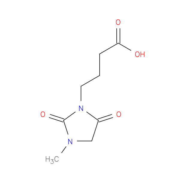 4-(3-methyl-2,5-dioxoimidazolidin-1-yl)butanoic acid