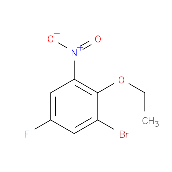 1-Bromo-2-ethoxy-5-fluoro-3-nitrobenzene