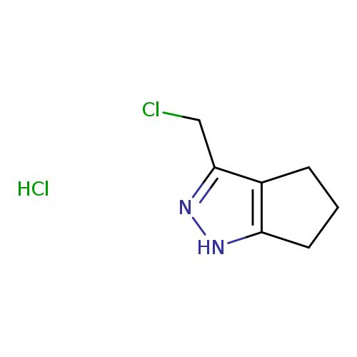 3-(Chloromethyl)-1h,4h,5h,6h-cyclopenta[c]pyrazole hydrochloride