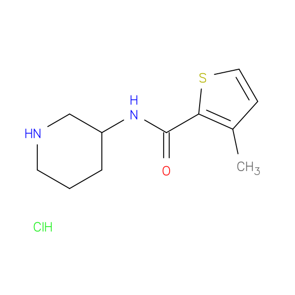 3-Methyl-N-(piperidin-3-yl)thiophene-2-carboxamide hydrochloride