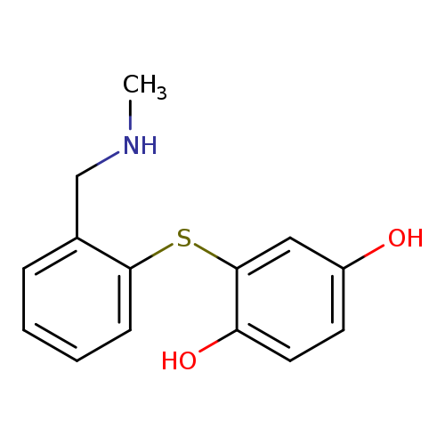 2-({2-[(methylamino)methyl]phenyl}sulfanyl)-1,4-benzenediol
