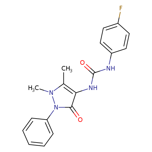N-(1,5-dimethyl-2-phenyl-2,3-dihydro-1H-pyrazol-4-yl)-N'-(4-fluorophenyl)urea
