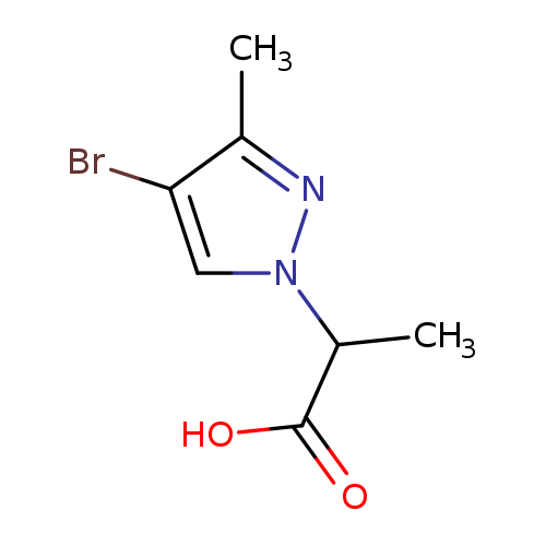 2-(4-Bromo-3-methyl-1h-pyrazol-1-yl)propanoic acid