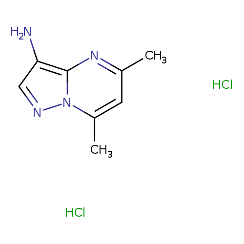 5,7-dimethylpyrazolo[1,5-a]pyrimidin-3-aminedihydrochloride