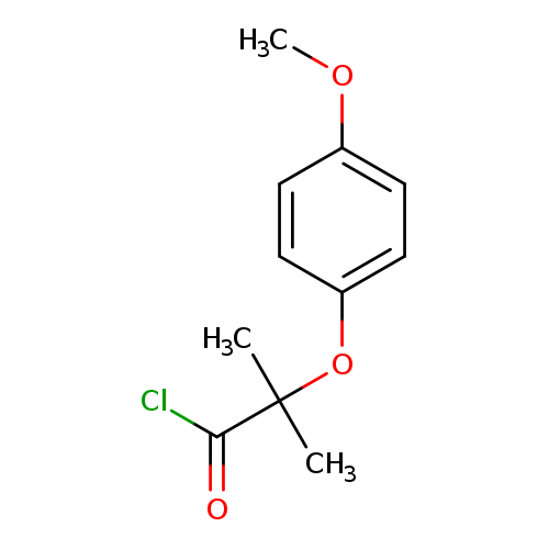 2-(4-Methoxyphenoxy)-2-methylpropanoyl chloride
