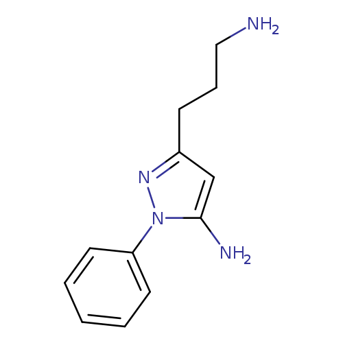 5-(3-aminopropyl)-2-phenylpyrazol-3-amine