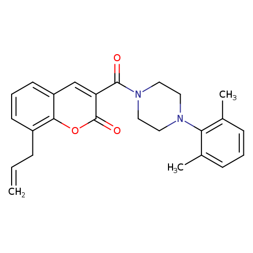 3-[4-(2,6-dimethylphenyl)piperazine-1-carbonyl]-8-(prop-2-en-1-yl)-2H-chromen-2-one