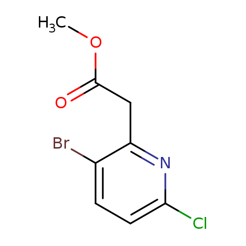 METHYL 2-(3-BROMO-6-CHLORO-2-PYRIDYL)ACETATE