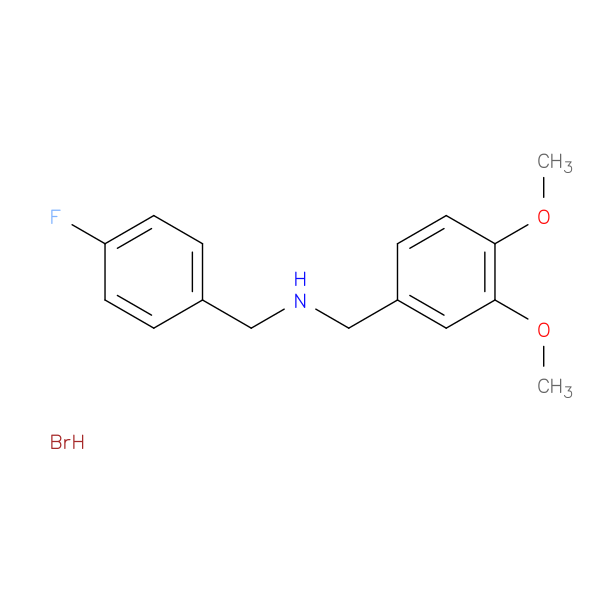 (3,4-Dimethoxybenzyl)(4-fluorobenzyl)amine hydrobromide