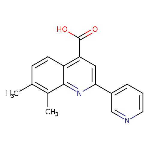 7,8-Dimethyl-2-pyridin-3-ylquinoline-4-carboxylic acid