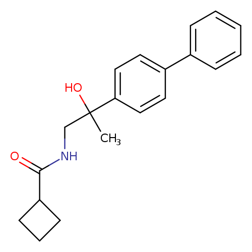 N-(2-{[1,1'-biphenyl]-4-yl}-2-hydroxypropyl)cyclobutanecarboxamide