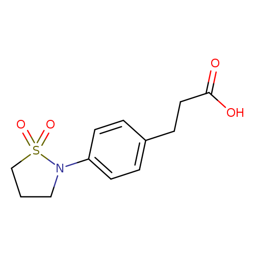 3-[4-(1,1-dioxo-1lambda6,2-thiazolidin-2-yl)phenyl]propanoic acid