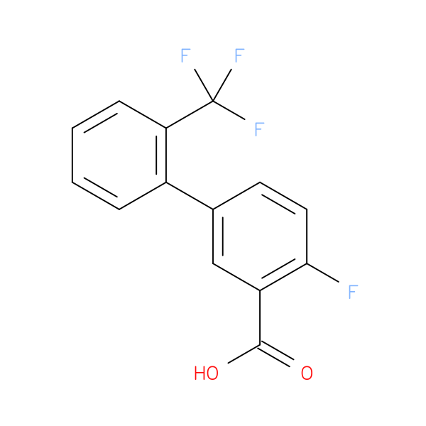4-Fluoro-2'-(trifluoromethyl)-[1,1'-biphenyl]-3-carboxylic acid