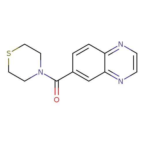 6-(thiomorpholine-4-carbonyl)quinoxaline
