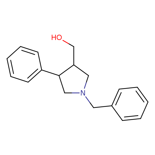 3-Pyrrolidinemethanol,4-phenyl-1-(phenylmethyl)-, (3R,4S)-