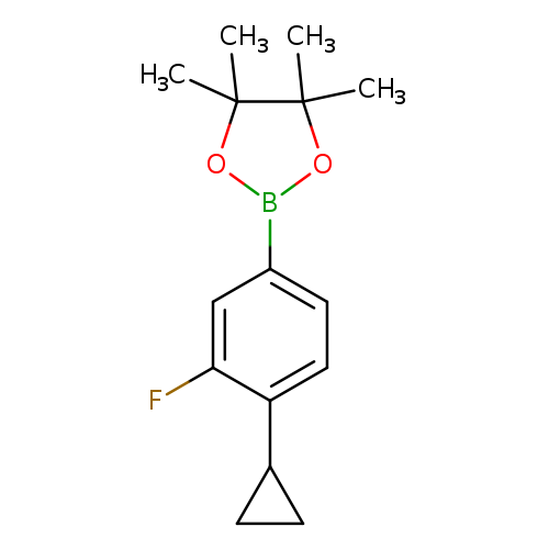 2-(4-cyclopropyl-3-fluorophenyl)-4,4,5,5-tetramethyl-1,3,2-dioxaborolane