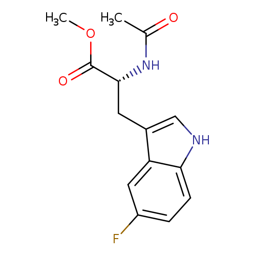 D-Tryptophan, N-acetyl-5-fluoro-, methyl ester