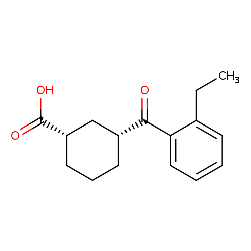 cis-3-(2-Ethylbenzoyl)cyclohexane-1-carboxylic acid