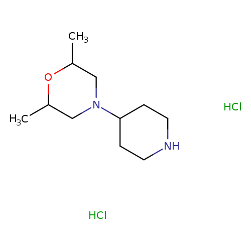 2,6-dimethyl-4-(piperidin-4-yl)morpholine dihydrochloride