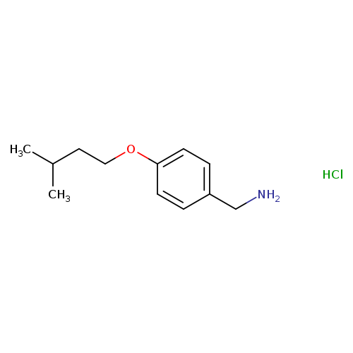 [4-(3-methylbutoxy)phenyl]methanamine hydrochloride