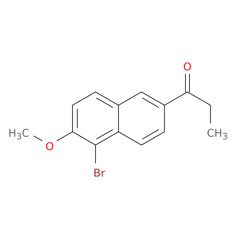 1-(5-bromo-6-methoxynaphthalen-2-yl)propan-1-one