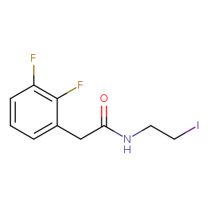 2-(2,3-difluorophenyl)-N-(2-iodoethyl)acetamide