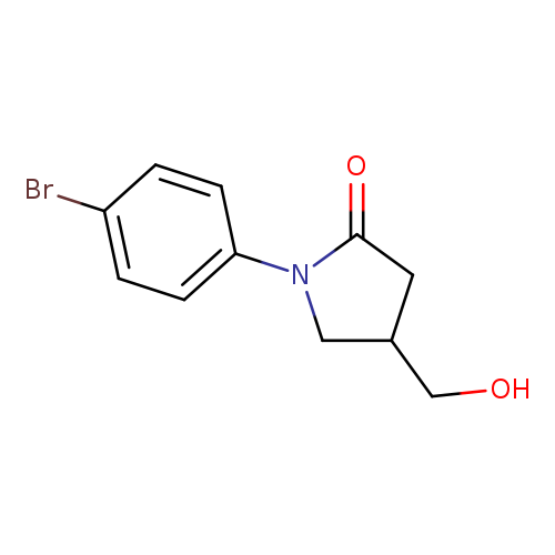 1-(4-bromophenyl)-4-(hydroxymethyl)pyrrolidin-2-one