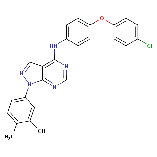 N-[4-(4-chlorophenoxy)phenyl]-1-(3,4-dimethylphenyl)-1H-pyrazolo[3,4-d]pyrimidin-4-amine