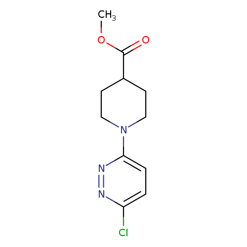 Methyl 1-(6-chloro-3-pyridazinyl)-4-piperidinecarboxylate