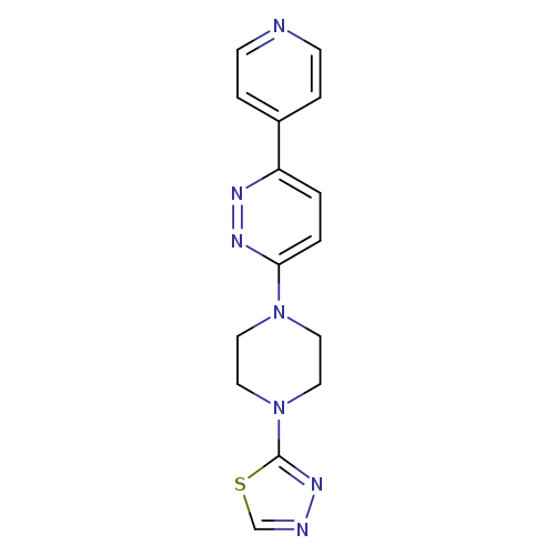3-(pyridin-4-yl)-6-[4-(1,3,4-thiadiazol-2-yl)piperazin-1-yl]pyridazine