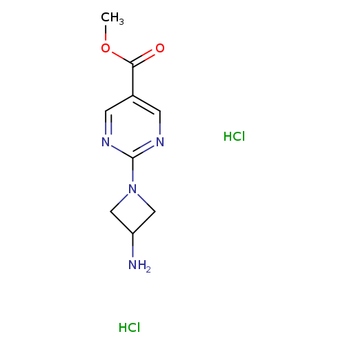 methyl2-(3-aminoazetidin-1-yl)pyrimidine-5-carboxylatedihydrochloride