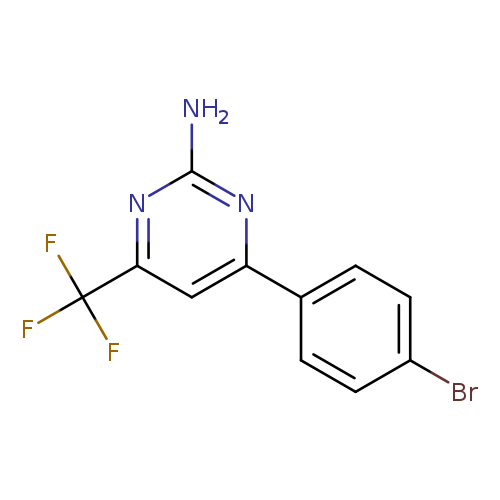 4-(4-Bromophenyl)-6-(trifluoromethyl)pyrimidin-2-amine