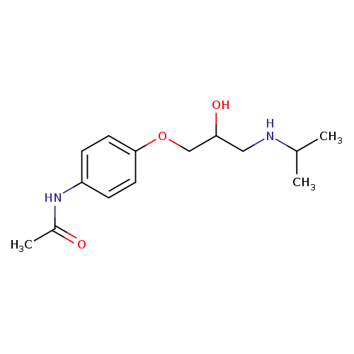 Acetamide, N-​[4-​[2-​hydroxy-​3-​[(1-​methylethyl)​amino]​propoxy]​phenyl]​-