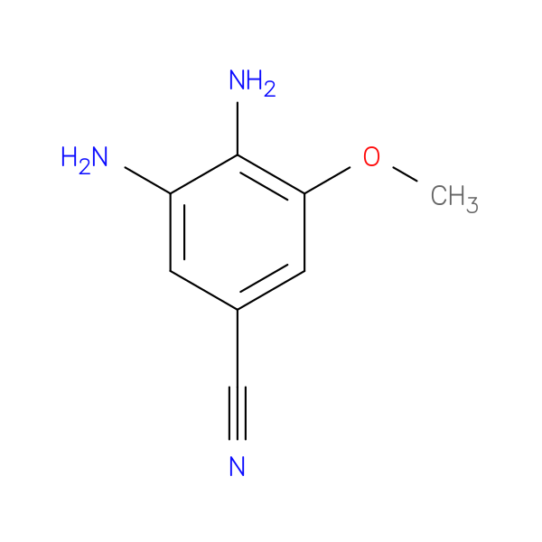 3,4-diamino-5-methoxybenzonitrile